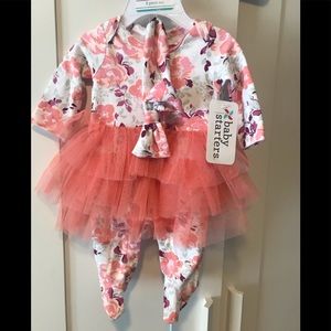 NWT Baby girl Onesie with headband